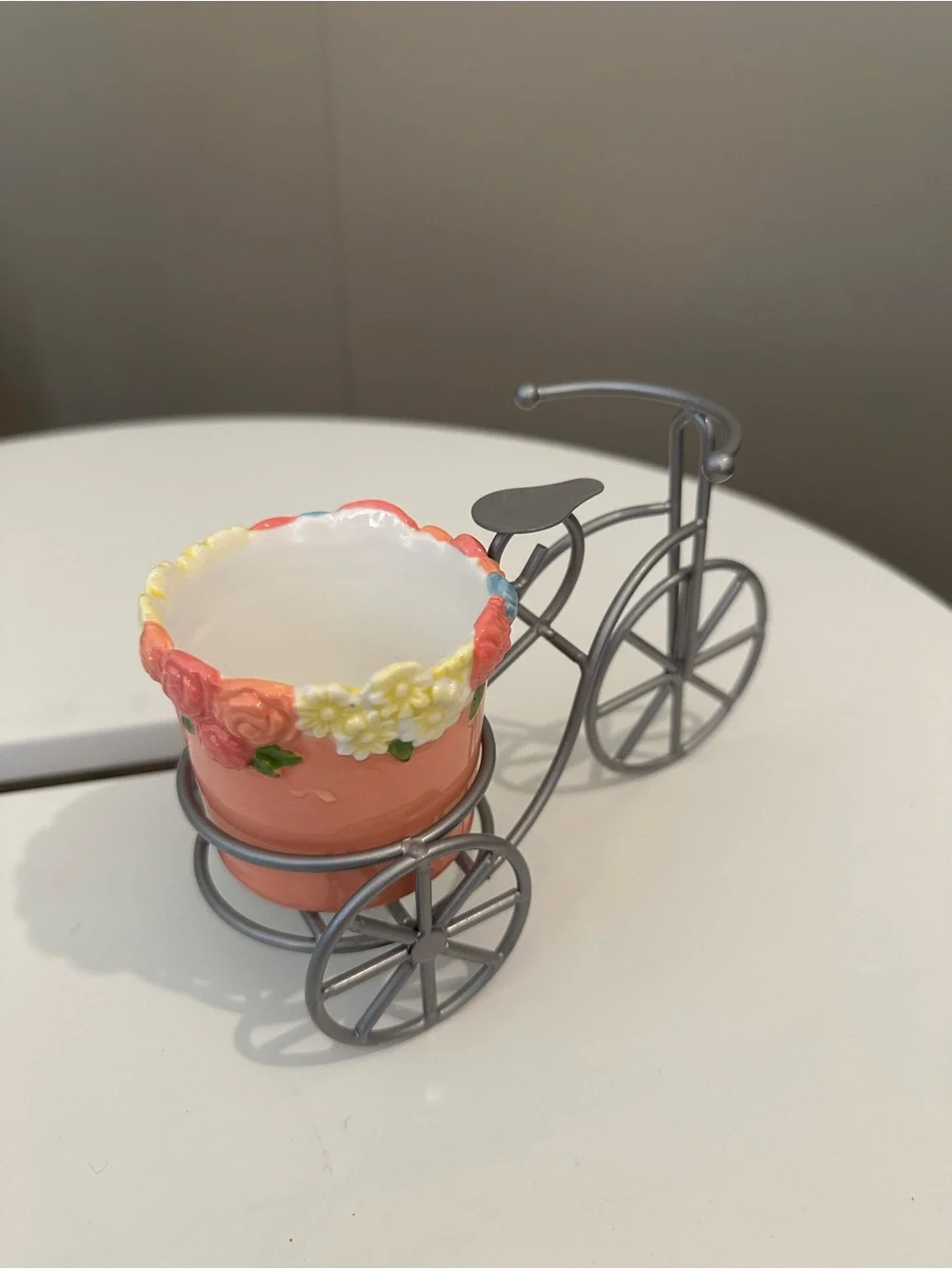 Yankee Candle flower bike votive candle holder
